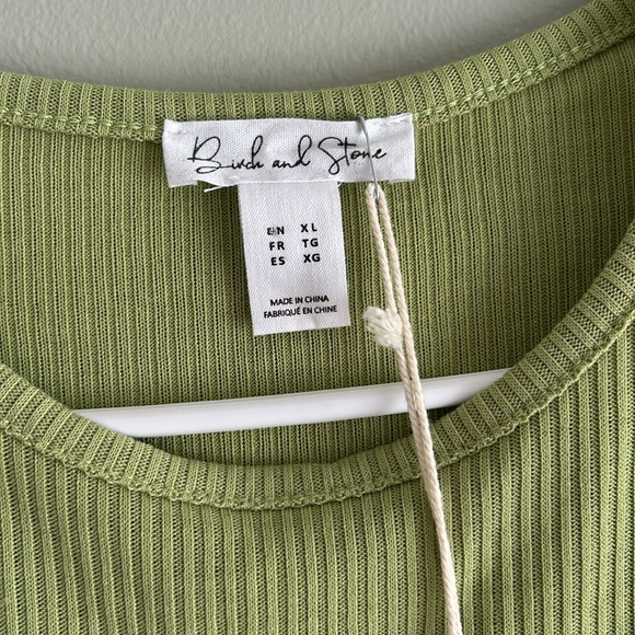 Birch and stone cropped top - Picture 2 of 3